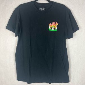 Eighty Eight Brand Trippy Vibes Happy Times Mushroom Graphic Tee Men’s Size L